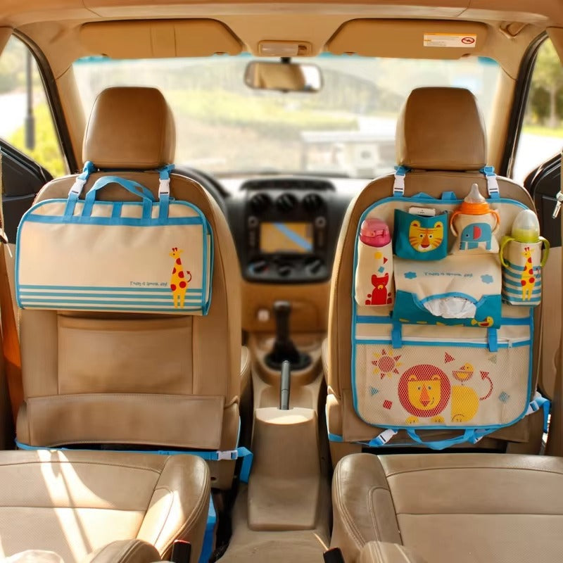 Multi-Pocket Car Seat Organizer
