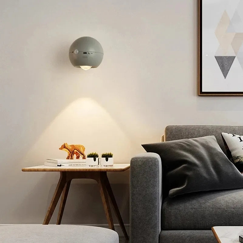 Rotating Mini Magnetic Wall Lamp